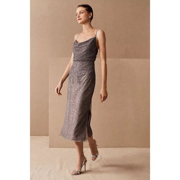Anthropologie x Forever That Girl Dunne Midi Dress Size 6 - Picture 1 of 8